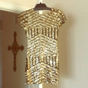 Glitzy glam mini dress